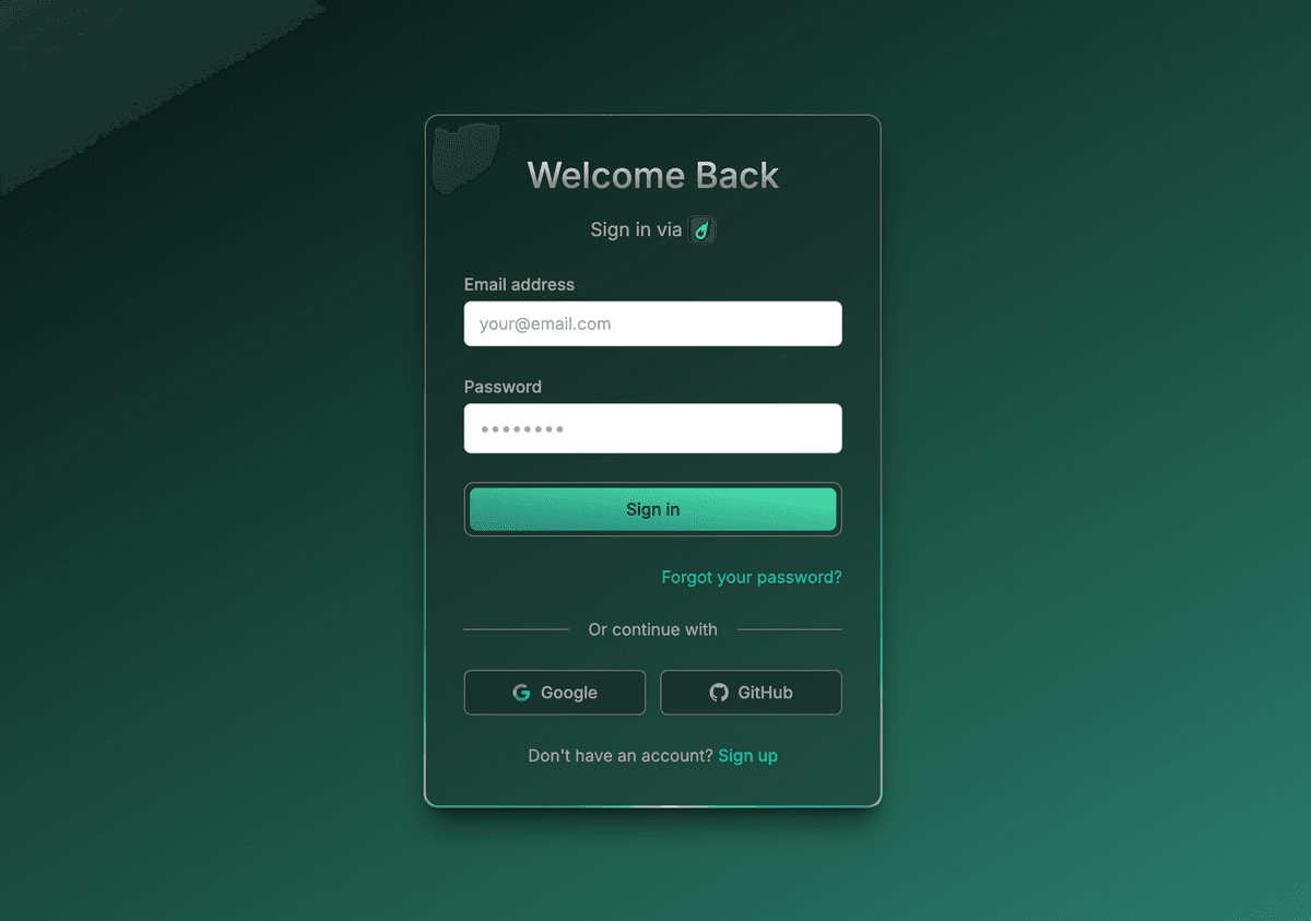 Auth feature