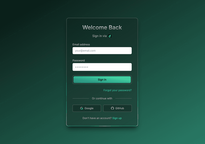 Auth feature
