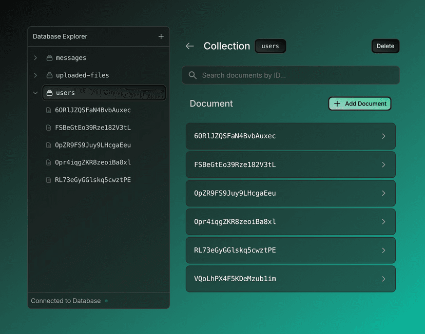 Database feature